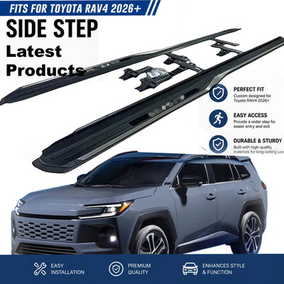 2PCS Running Boards Fits for Toyota RAV4 XA60 2026 2027+ Side Step Nerf Bar