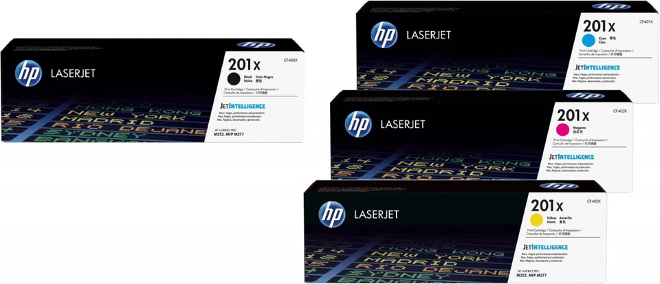 HP 201X Toner Multipack LaserJet Pro M252DN M252DW MFP M277DW MFP M277