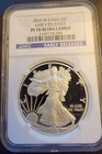 2010-W American Eagle NGC PF-70 Ultra Cameo ER Bullion-0.999 Silver 1 Oz Coin