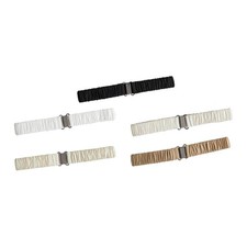 Cintura elastica da donna, alla moda, con pieghe, per piumino, trench e cappotto