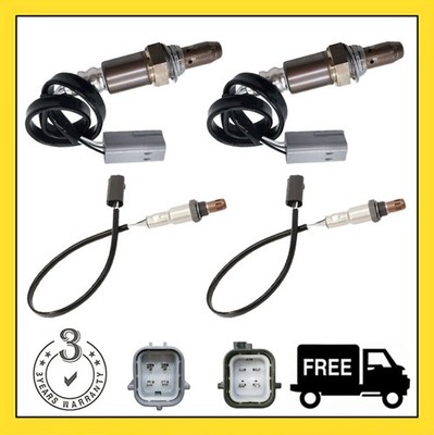 Set of 4 Oxygen Sensor Upstream+Downstream For Nissan 350Z ALTIMA 3.5L V6 2007