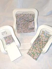 Vtg. Barbie  Dream Cottage White wicker daybed & Pullout Chairs w/rev.Cushions