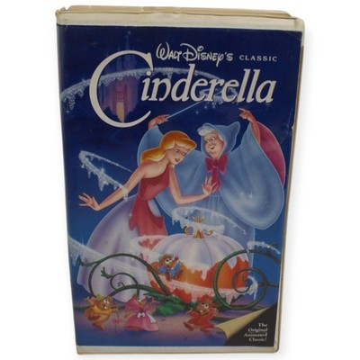 Cinderella VHS 1989 Animated Musical Classic Disney Home Video