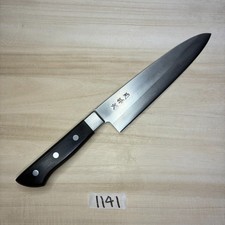 Japanese Kitchen knife, Santoku ,#1141 , used, made in Japan 180/305mm, 150g