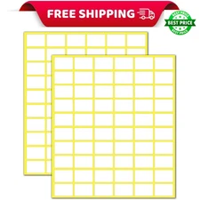 900 Pcs Matte Small White Labels Stickers Blank Labels Removable Price Tags Lab