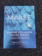 Maree Collagen Facial Masks 6 Mask Professional Treatment Hyaluronic Acid