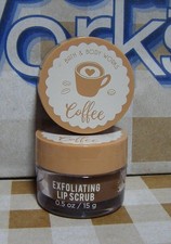 BATH  BODY WORKS COFFEE Exfoliating Lip Scrub x2 New BB/7968 