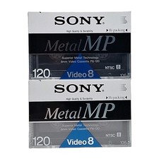Sony 120 min 8 mm Standard Video Cassette P6-120MPL Factory Sealed Fast Shipping
