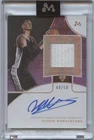 VICTOR WEMBANYAMA /50 RPA AUTO GAME USED PATCH ROOKIE MERCURY 2023-24 TOPPS RC 8