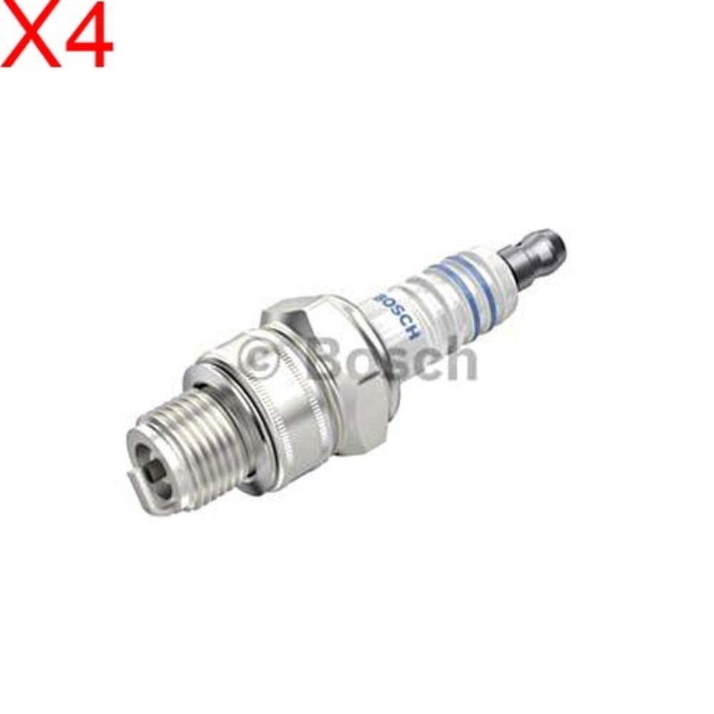 BOSCH X4 Spark Plug For MOSKVICH 403 407 58-69 0241225549