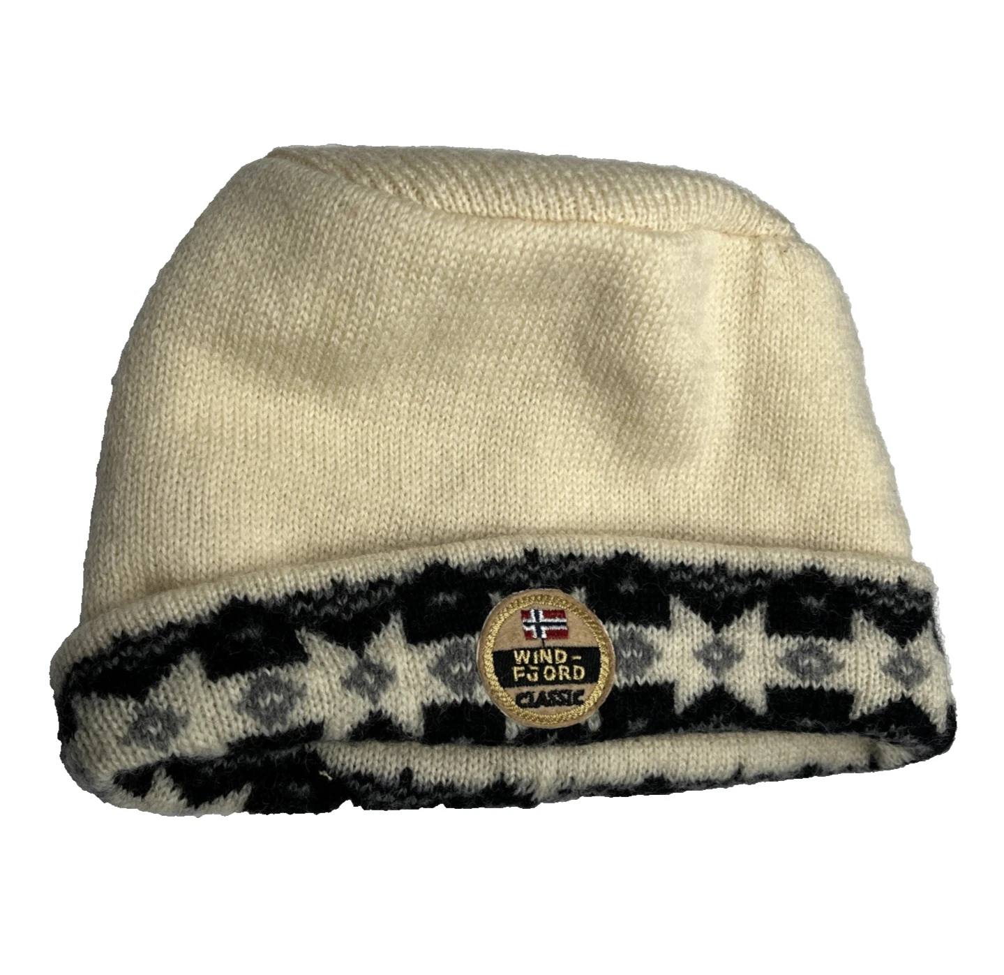 Windfjord Classic Beanie S-M Bergen Norway 100% Pure New Wool Nordic Hat
