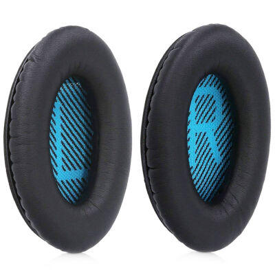 Cuscinetti Auricolari MMOBIEL Di Ricambio Per Bose QC2, QC15, QC25, QC35, AE2 &ndash; Nero E Blu