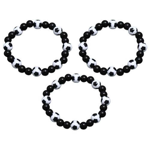 3 Pcs Football Fan Bracelet Man Soccer for Boys Sports Wristbands - Picture 9 of 20
