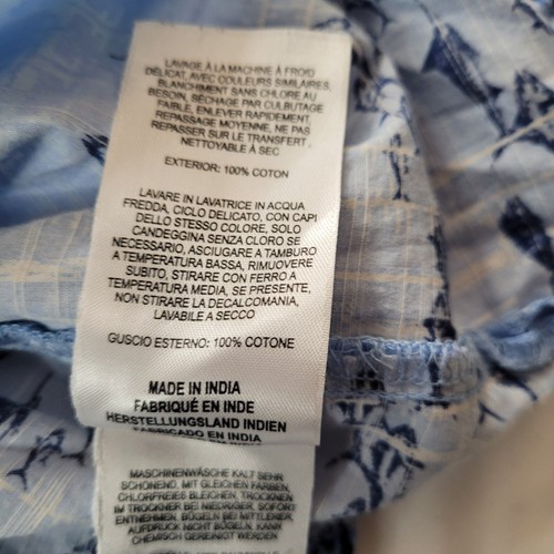 Columbia Men PFG Shirt XL Blue Button Up Fishing Short Sleeve Marlin Tuna Fish  - Bild 6 von 12