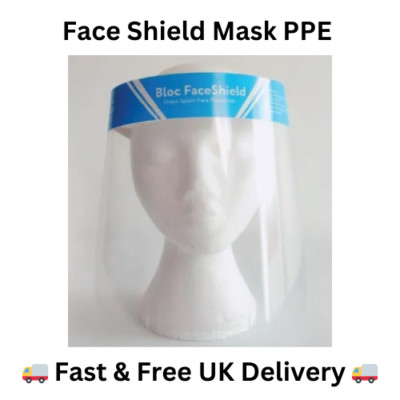Gesichtsschutz Maske Vollgesichtsvisier PSA Schutz Schild klar Kunststoff transparent