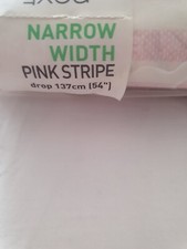 Next Curtain 117x137 ( 44x54) girls bedroom/nursery  pink stripe Blackout lining