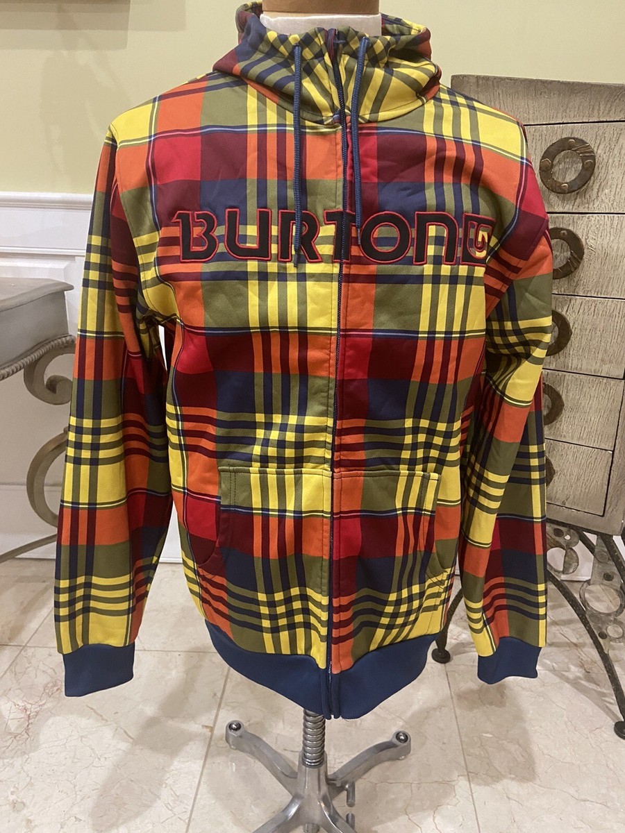 BURTON - Burtonウェア　DryrideメンズM チェック Burton Mens Multicolor Check Dryride Long Sleeve Hooded Full
