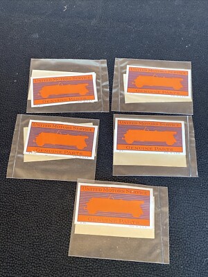 Genuine VTG UNUSED United Motors Service Parts Paper Tag Service Price Labels