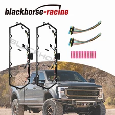 For Ford 7.3L V8 Diesel Valve Cover Gasket w/ Injector + Glow Plug Harness New