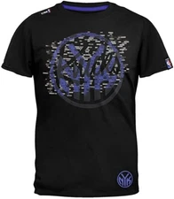 UNK New York Knicks Black Floyd Brick Pattern T-Shirt