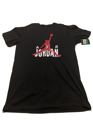 Nike Air Jordan retro red black t shirt 23 Chicago Bulls Jumpman