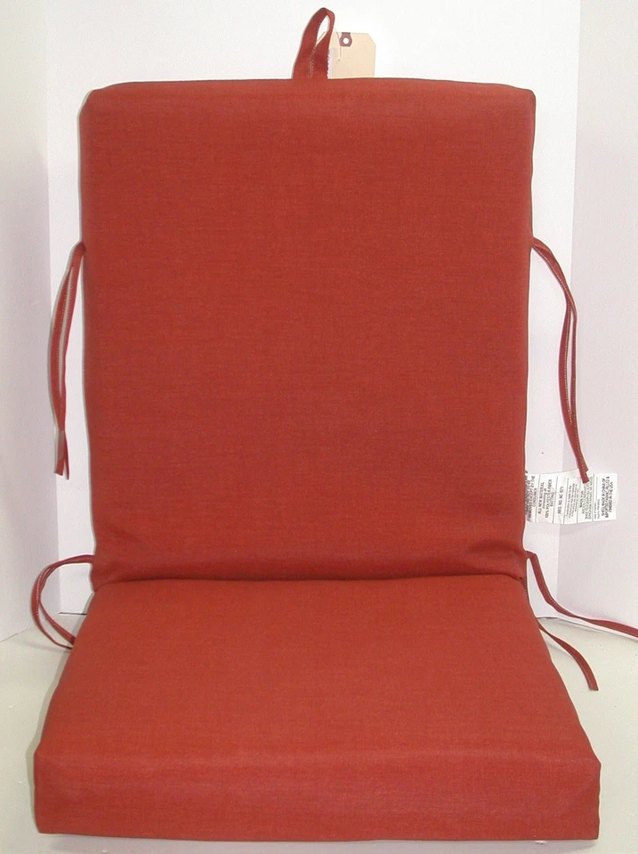 Cojín para silla de comedor exterior ~ textura ámbar Leala ~ 20 x 43,5 x 3,75 NUEVO Foto 2 de 4