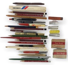 Vintage Pen Pencil Lot refills Faber Dixon Galaxy Firestone  Tiger Cross Etc.