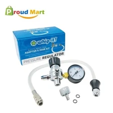 Whip-It! Whipped Cream Pressure Regulator Valve with Adapter & Hose Line