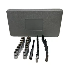 Mixed Tool Set 35-Piece Unbranded w/ Sockets & Screwdriver Bits - Used