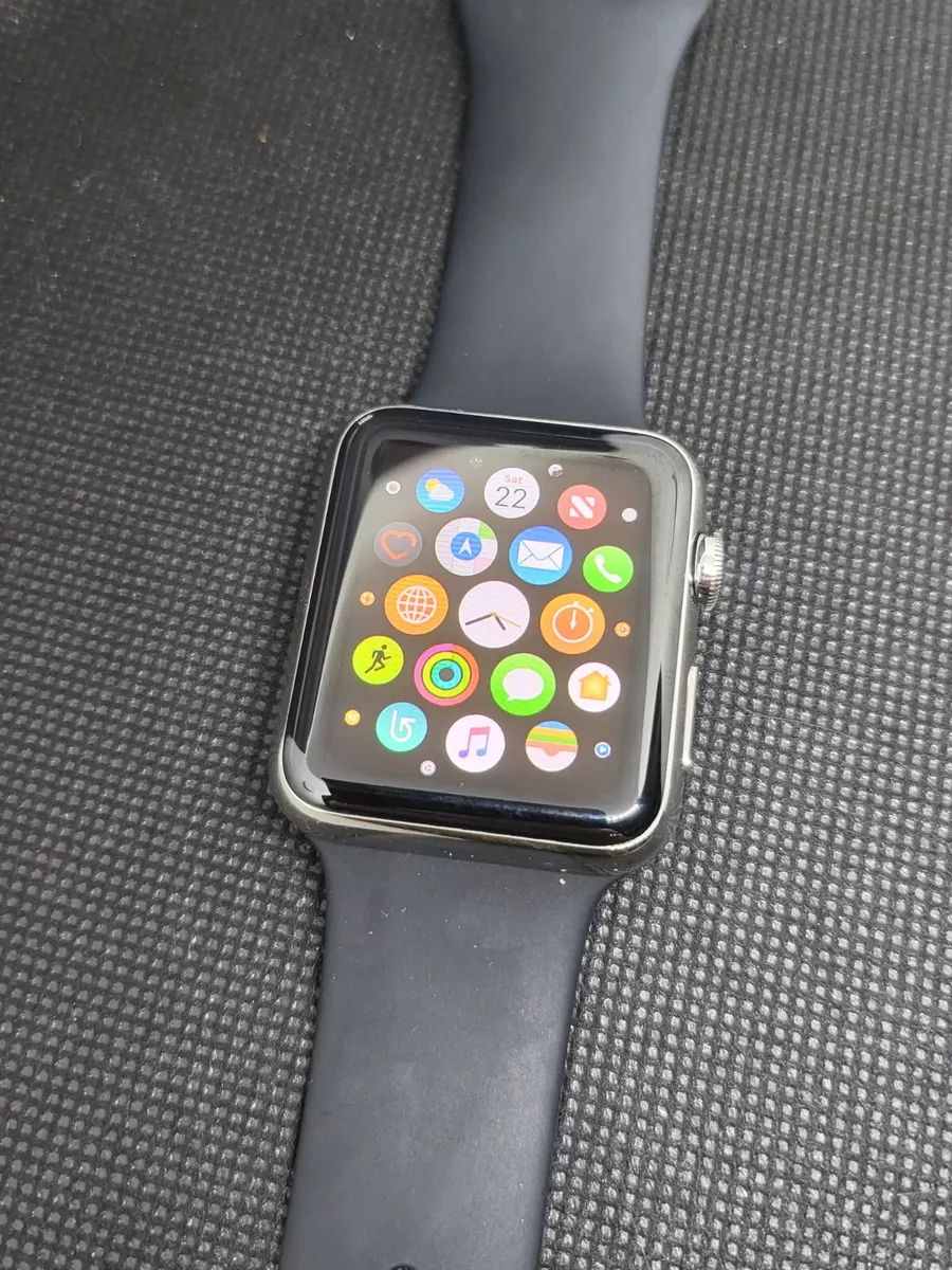 Apple Watch Serie 1st Genaration Stainless Steel 42mm Watch A1554, MJ3V2LL/A