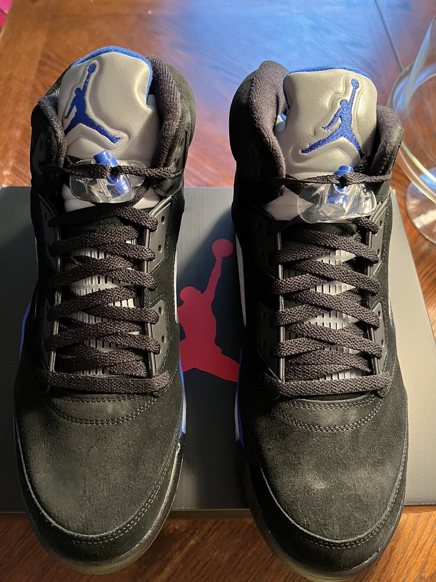jordan 5 racer blue on feet