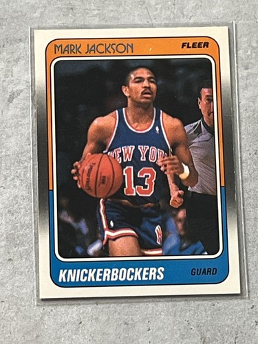 1988-89 Fleer Mark Jackson Rookie RC #82 New York Knicks