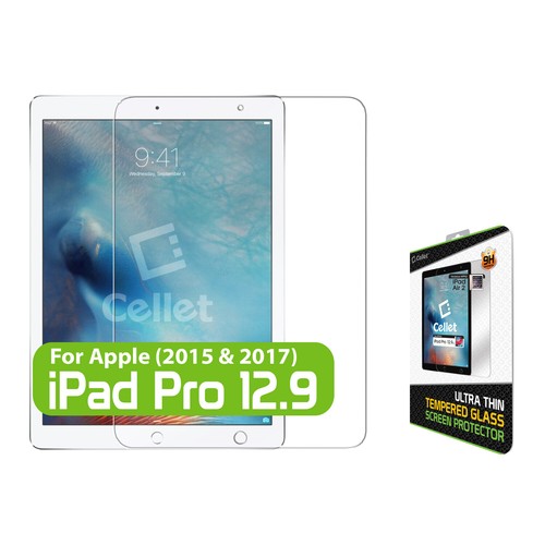 Cellet iPad Pro 12.9-inch Tempered Glass Screen Protector (2017) - 第 1/5 張圖片