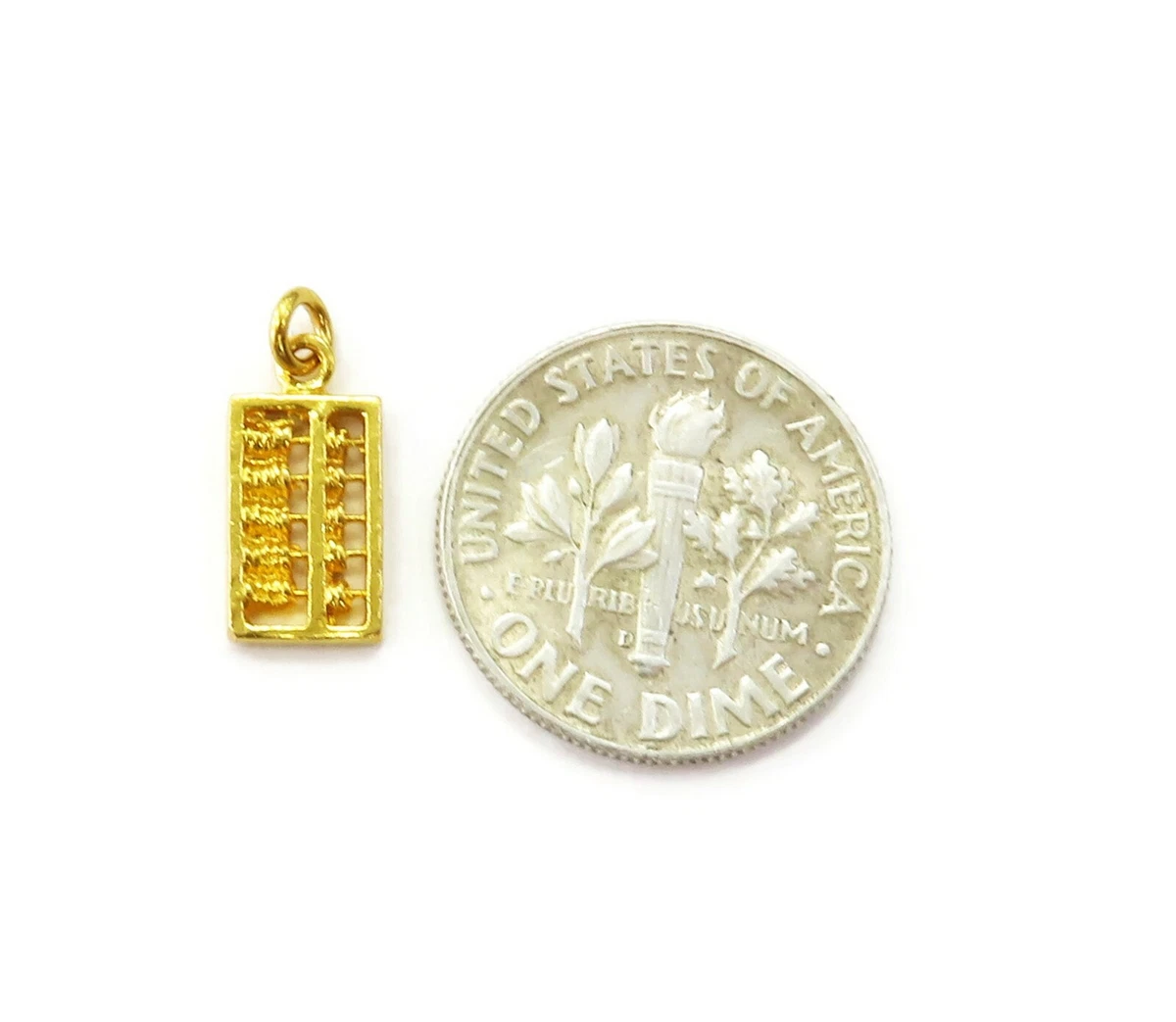 916 gold abacus pendant deals