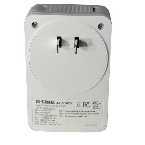D-Link DAP-1620 AC1200 Dual Band Wi Fi Wireless Range Extender White - Picture 2 of 7