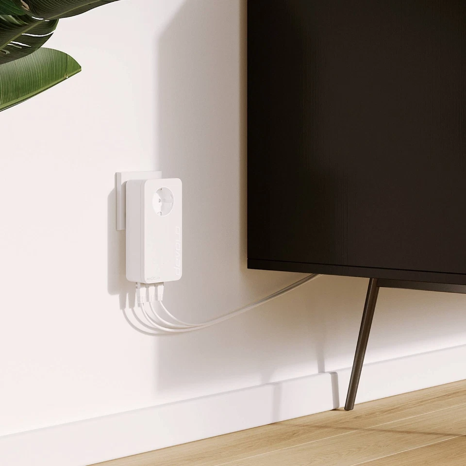 devolo Magic 2 LAN triple Powerline 2400 Mbps 3x Gbit LAN-Anschluss 1x Adapter - Bild 2 von 4