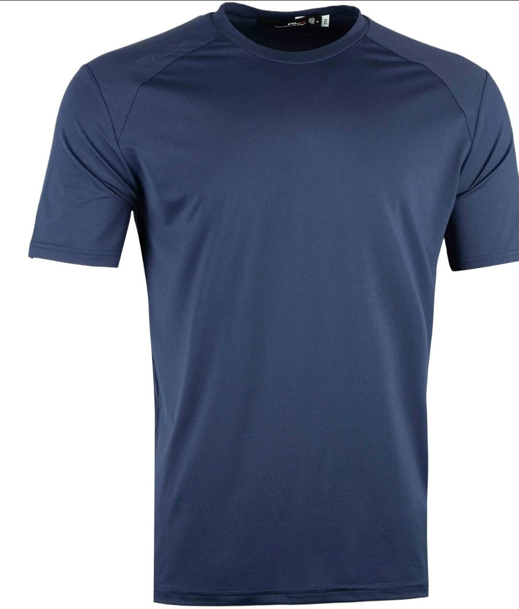 RLX Golf Ralph Lauren Mens SS T Shirt Blue Size LARGE for sale