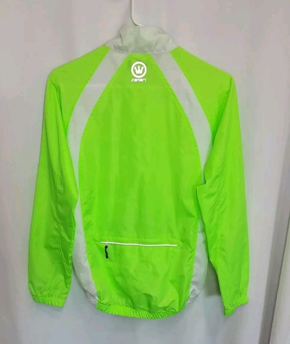 Canari Reflective Cycling Rain Jacket Men's Size Small - D10 - Picture 3 of 3