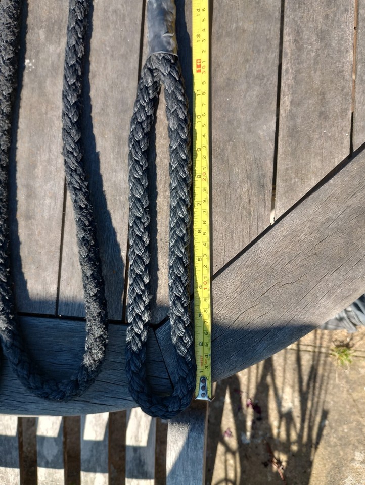 Mooring Rope. Multiplait. 20mm x 12m. With Eye splice. lightly used. eBay