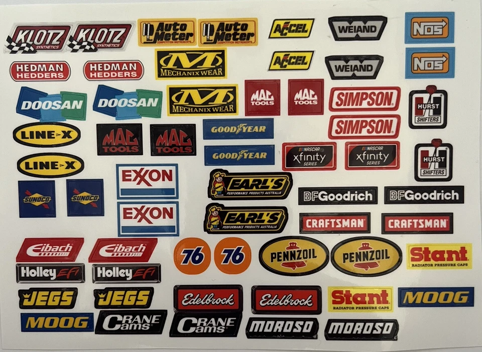 1/10 比例 R/C 赛车乙烯基贴花/贴纸带赞助商贴纸贝斯专业 #14 — 第 2/3 张图片