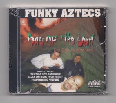 FUNKY AZTECS - Day of the dead CD rare SEALED 1995 Raging Bull - feat. TUPAC