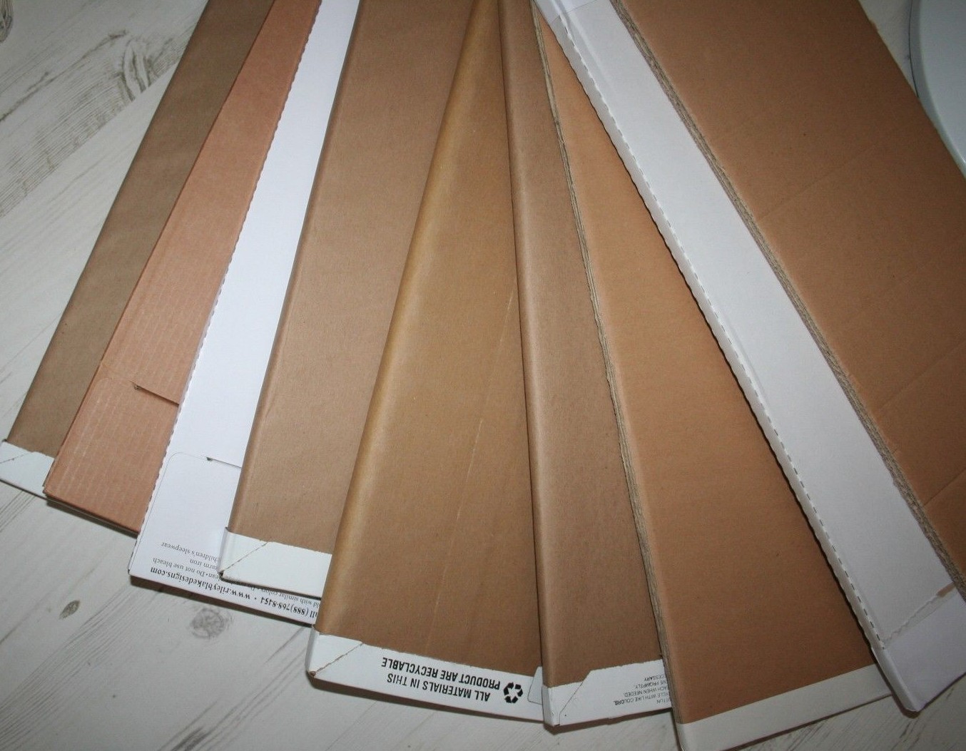 Cardboard Fabric Bolts Fabric Storage x 5 eBay