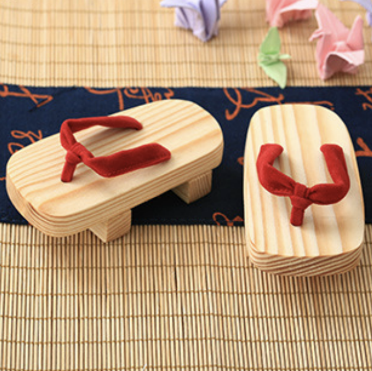 SAOLA Scarpe in legno moda BJD infradito suola spessa ciabatte zoccoli scarpe per bambole ID75