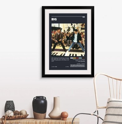 Big Retro Vintage Poster | Minimalist Movie Post