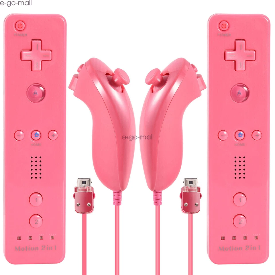 Wii Remote with Motion Plus & Shock Function Nunchuck for Wii & Wii U Console - Image 3 of 4