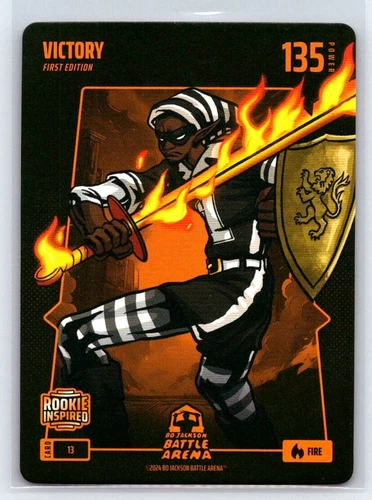 2024 Bo Jackson Battle Arena 1st Edition FIRE VICTORY VICTOR WEMBANYAMA B