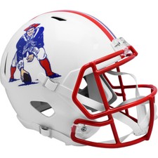 New England Patriots 1990-92 Throwback Speed Full Size Replica Football Helmet