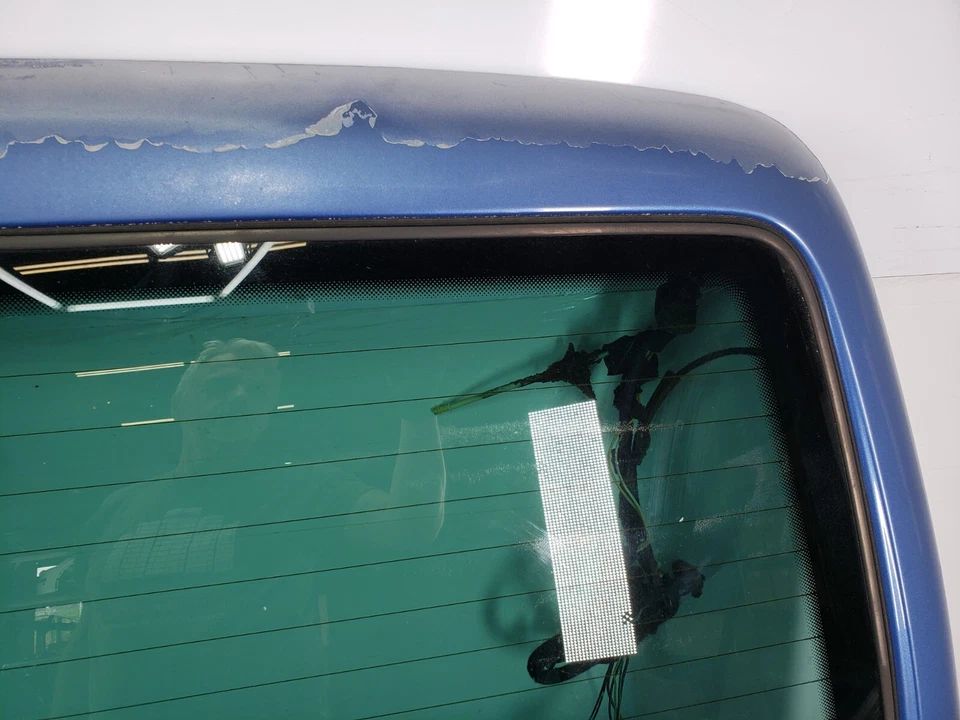 ✅ 99-03 OEM Volkswagen Eurovan MV puerta trasera escotilla maletero furgoneta tapa azul con vidrio* Foto 4 de 4