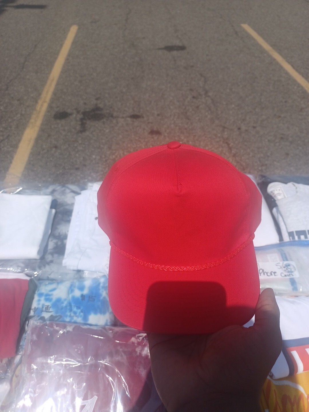 Snapback Hat Baseball Cap Trucker Solid Plain Bla… - image 7