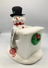 2023 Hallmark 20th Ann Sing-Along Showman Snowman Plush Sound, Light Motion NEW